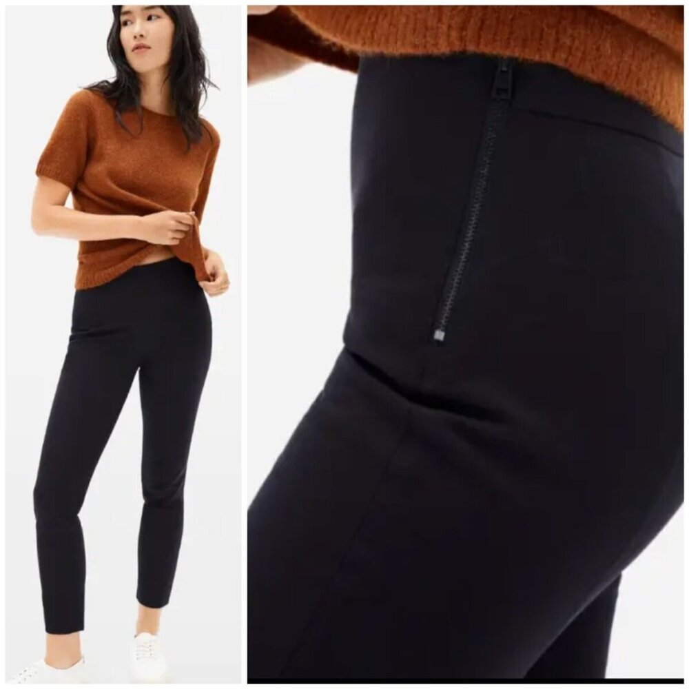 Black Everlane Slim Fit Pants